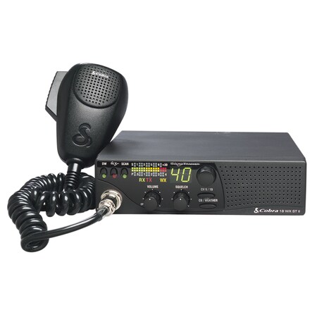Cobra Cobra 18 WX ST II Recreational CB Radio with Weather and Soundchecker 18 WX ST II